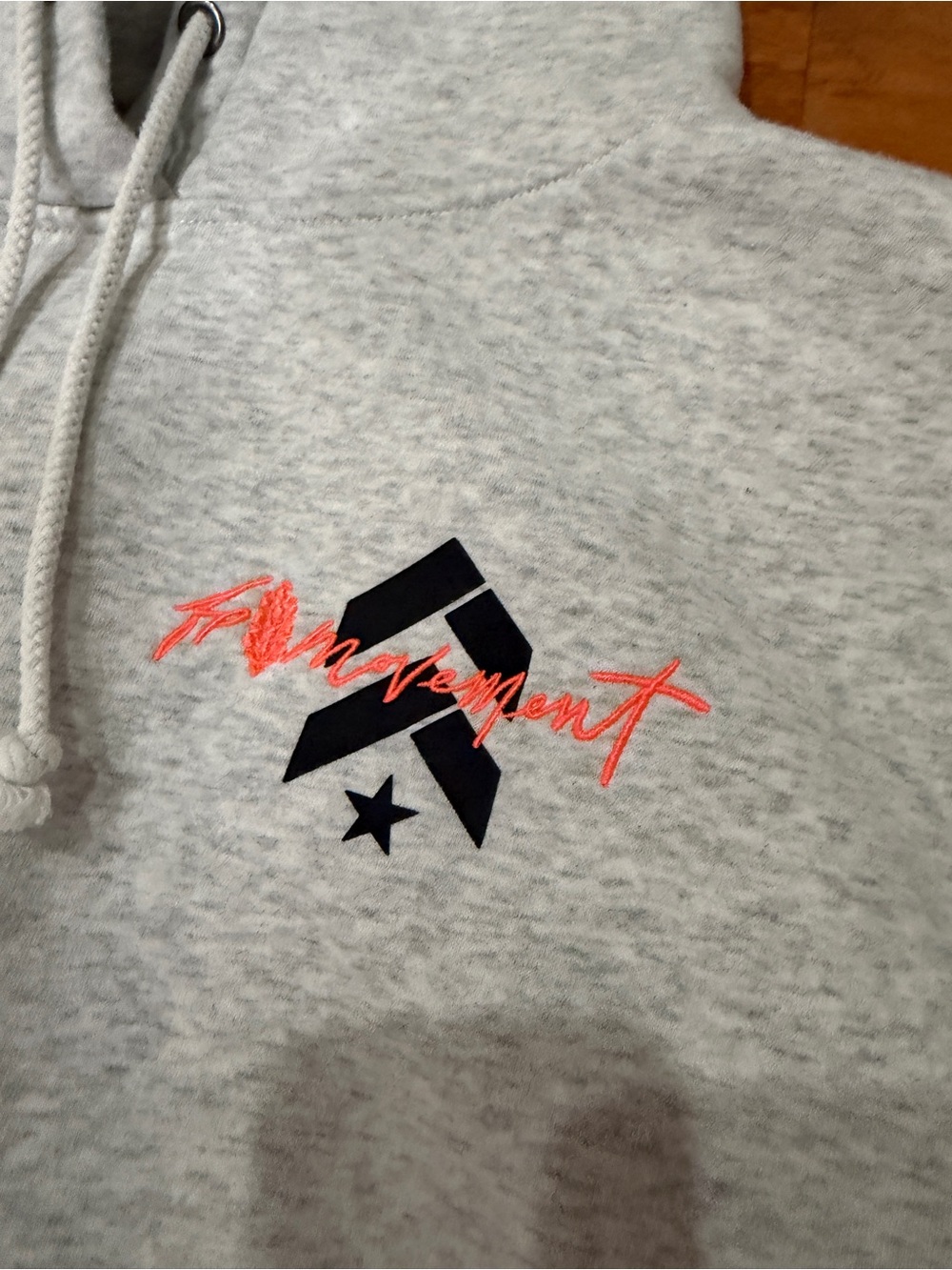FP Movement by Free People Barry’s Heather Gray Crewneck Hoodie Small - Picture 3 of 5